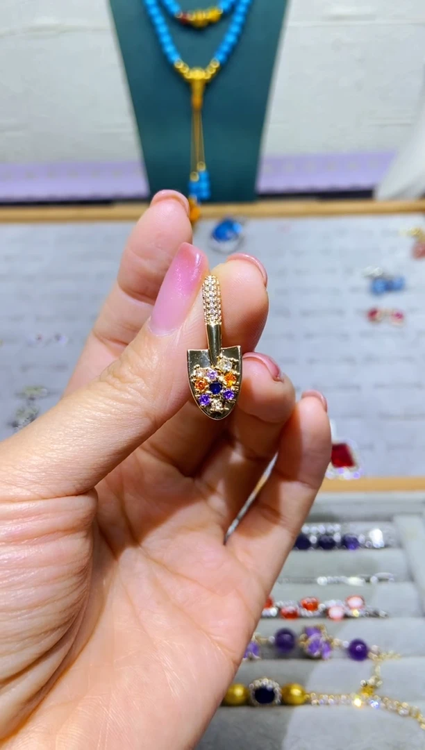 银S925镶嵌耳饰紫晶1