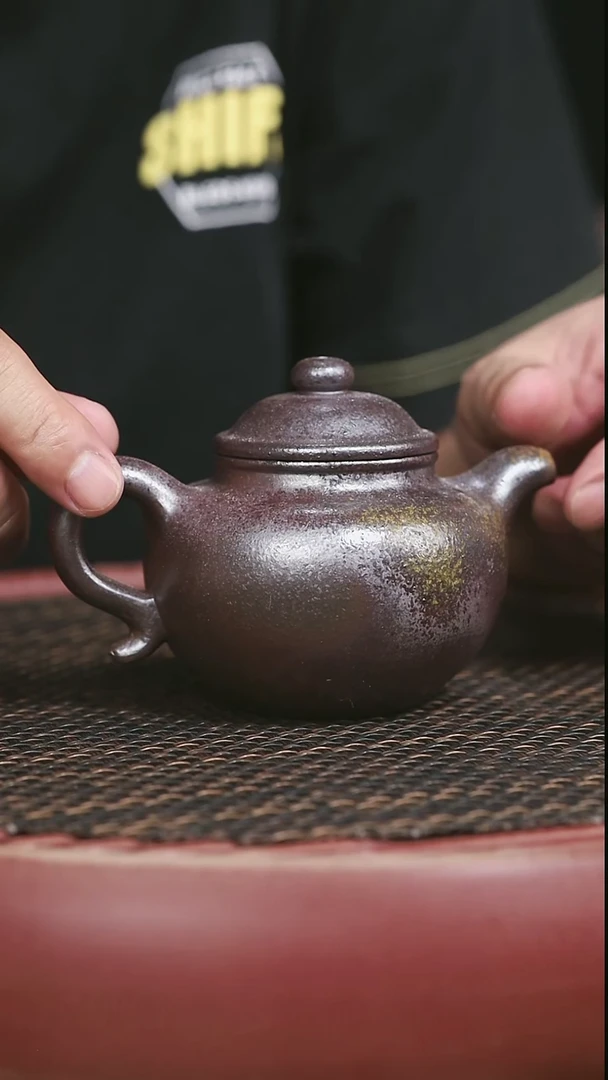 茶壶紫砂2号底槽清柴烧莲子220CC