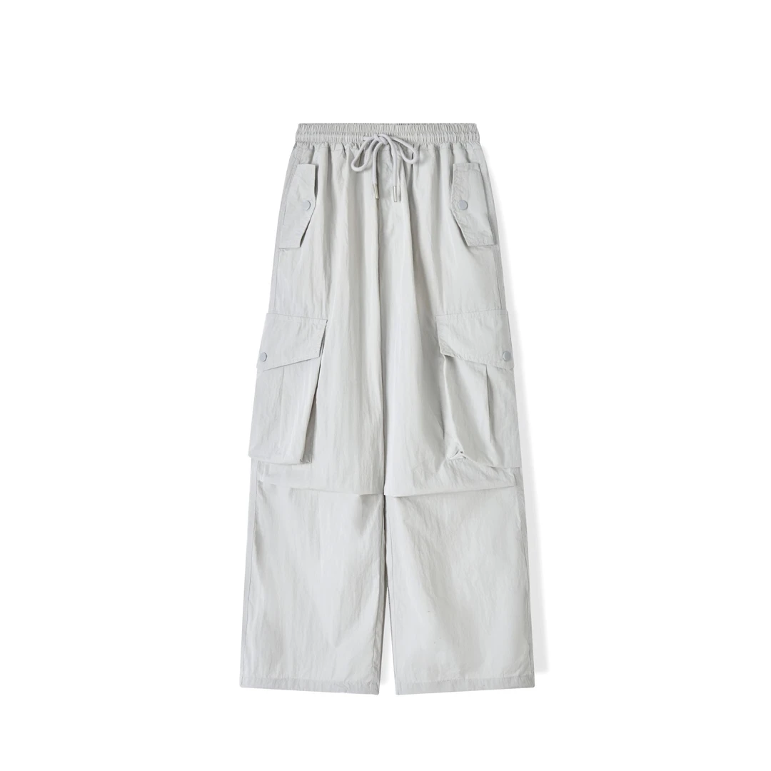 【现货】春秋青少年中大童宽松直筒不加绒裤2025口袋休闲裤百搭春季