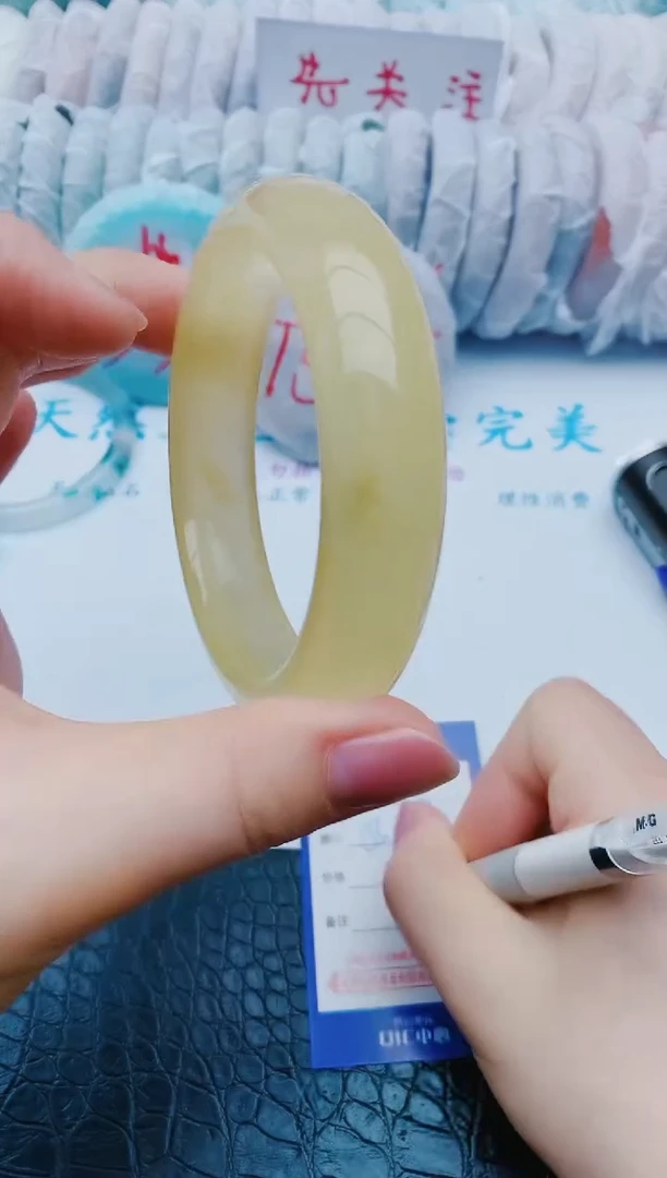 未镶嵌手镯石英质玉y89+63-64