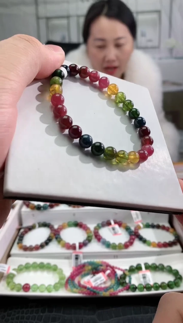 【闪购商品】碧玺手串未镶嵌多样性发一条