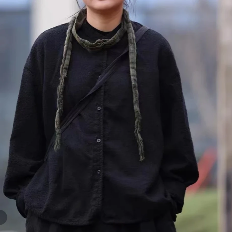 依梦分享-衣路38516原创春款立领单层外套 长65 围140