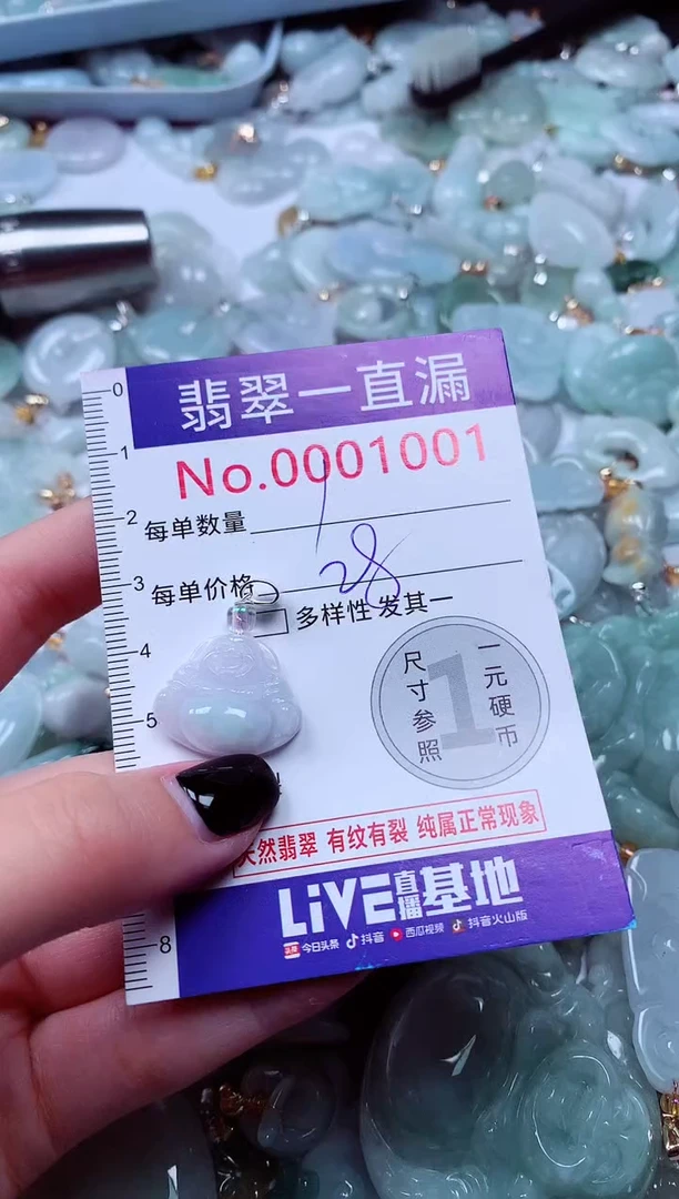 吊坠(不含链)未镶嵌翡翠1001