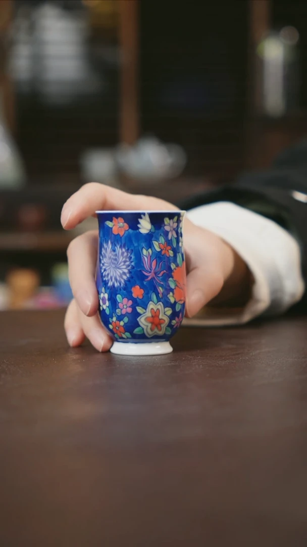 【闪购商品】杯景德镇陶瓷杯碗柴烧多人