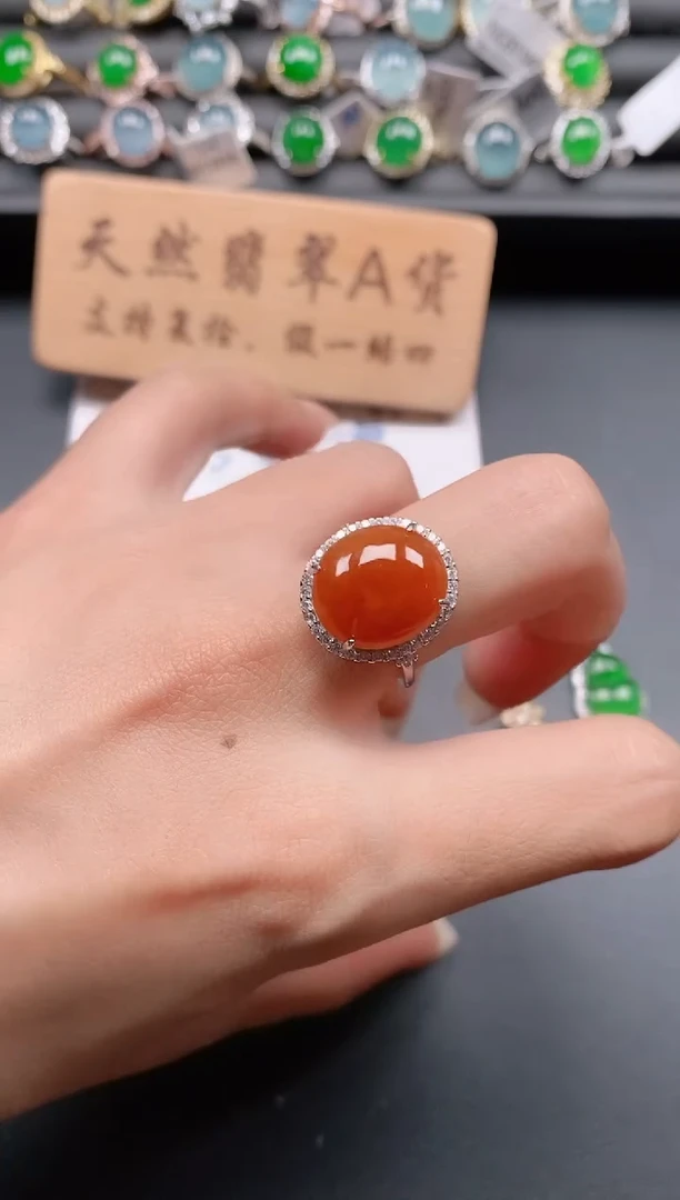 银S925镶嵌戒指翡翠1111