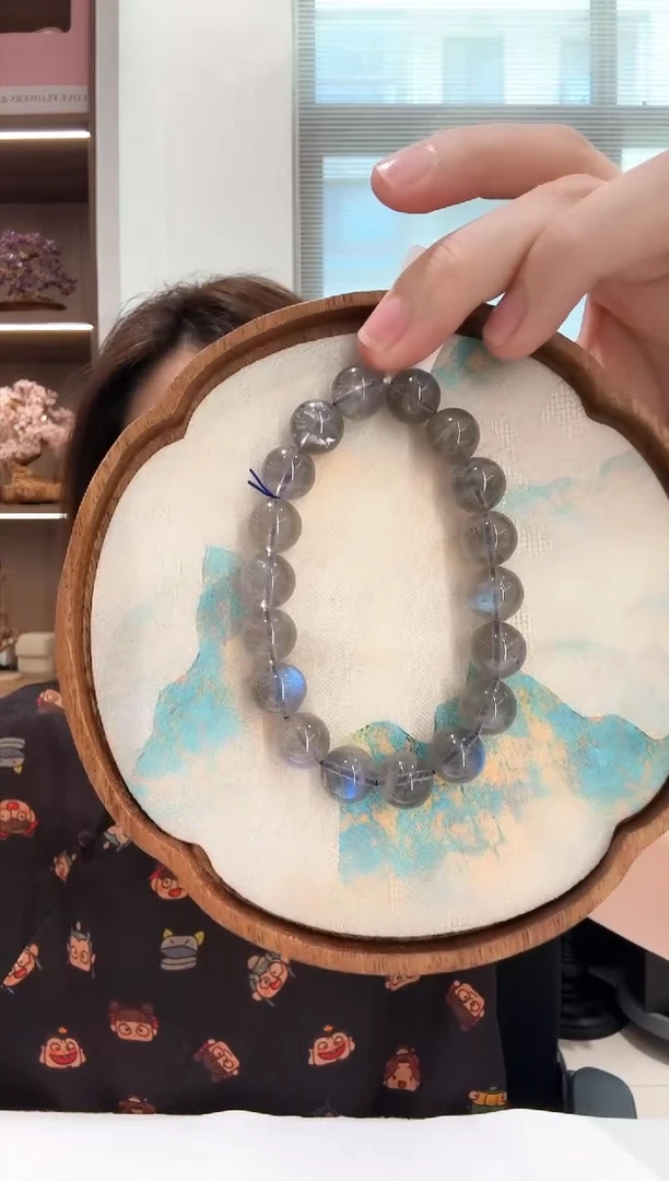 手串未镶嵌月光石精品灰月光卡11+
