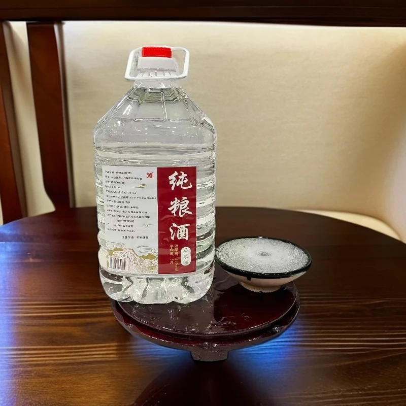 玉川福壹号纯粮食清香型包谷酒桶装原浆酒53度5000ml