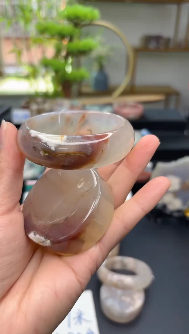 【闪购商品】石英质玉手镯未镶嵌C579(54圈赠送镯心)