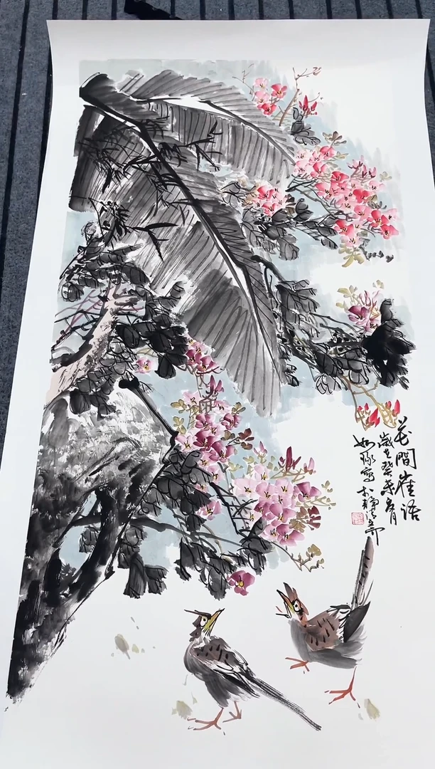 精品国画花鸟作品