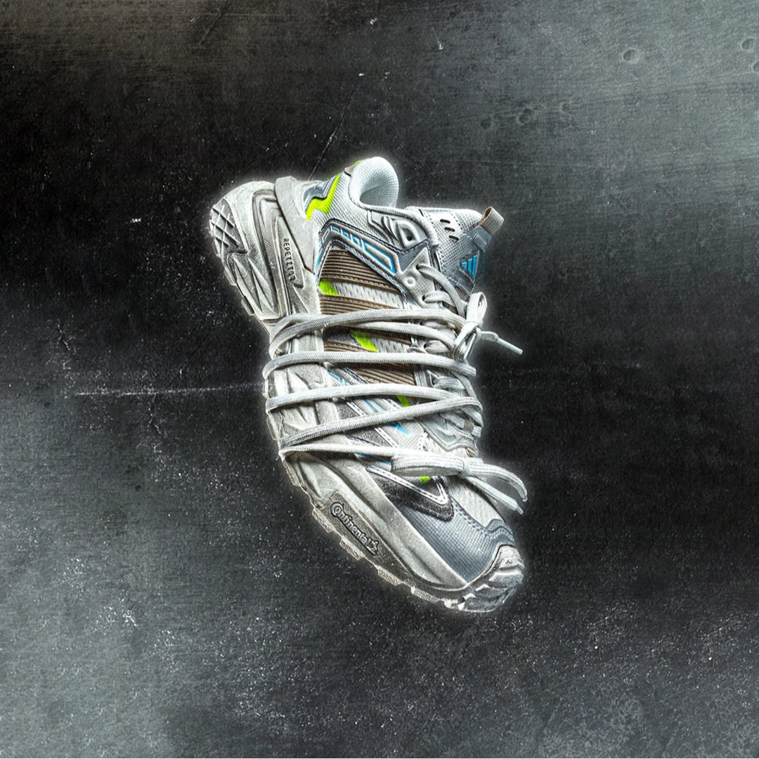 【滔搏联动】adidas/阿迪达斯中性做旧限量款轻机甲老爹鞋JQ1667