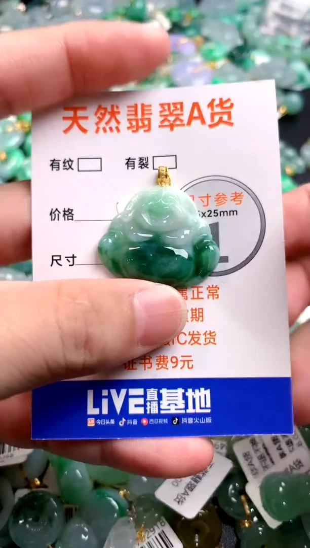 颈饰18K金镶嵌翡翠1019771327