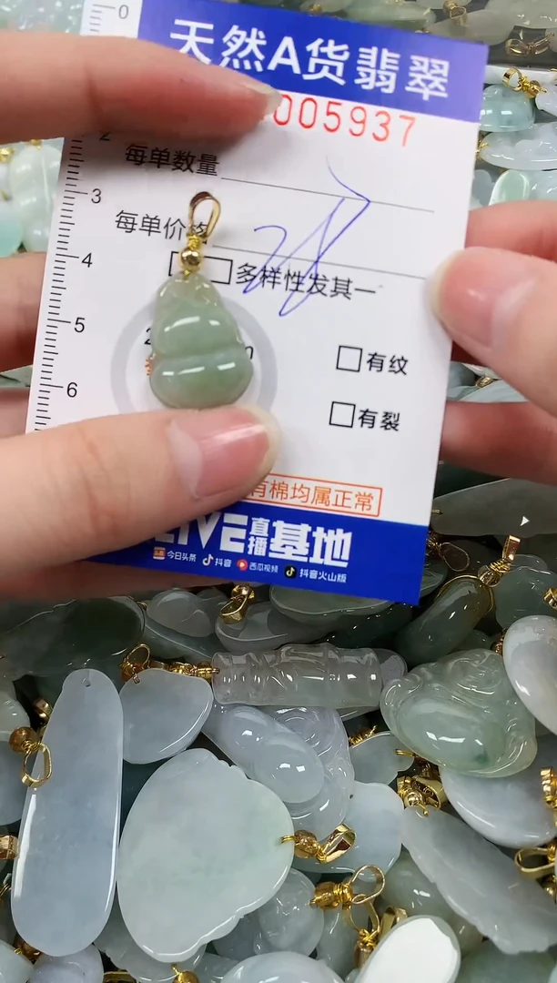 颈饰未镶嵌翡翠纯天然a货翡翠