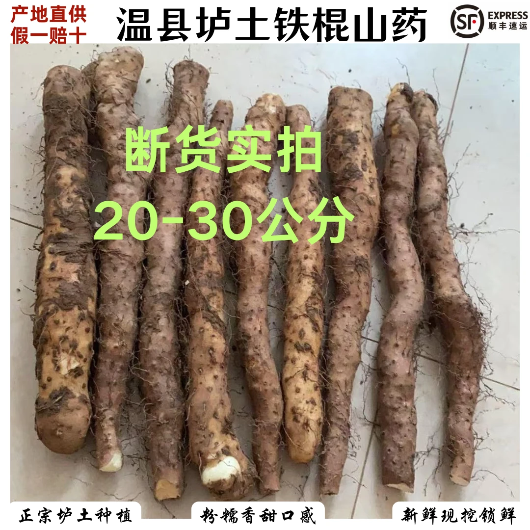 河南焦作温县垆土山药新鲜铁棍山药垆土铁棍山药正宗温县怀山药