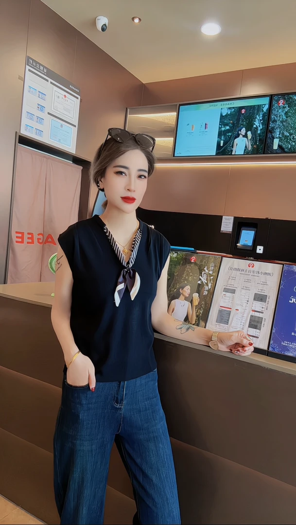 2025秋季新款时尚学院风含绵羊毛包袖常规款短袖