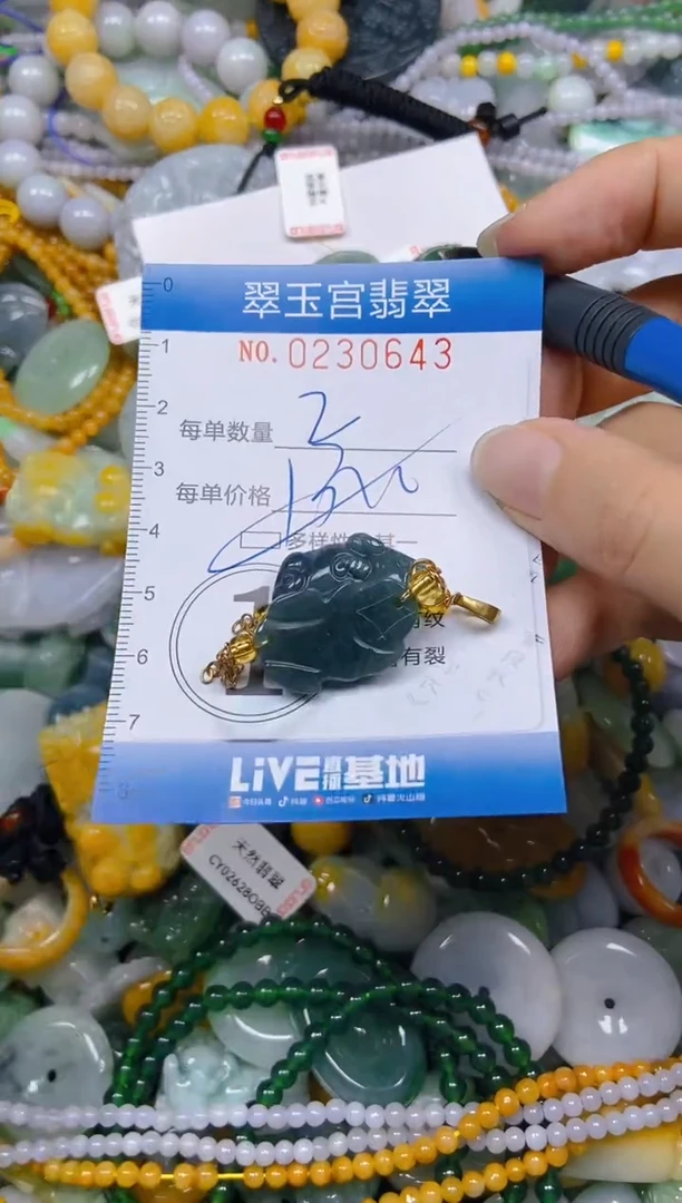 颈饰未镶嵌翡翠闪购C0230643多样性发其一