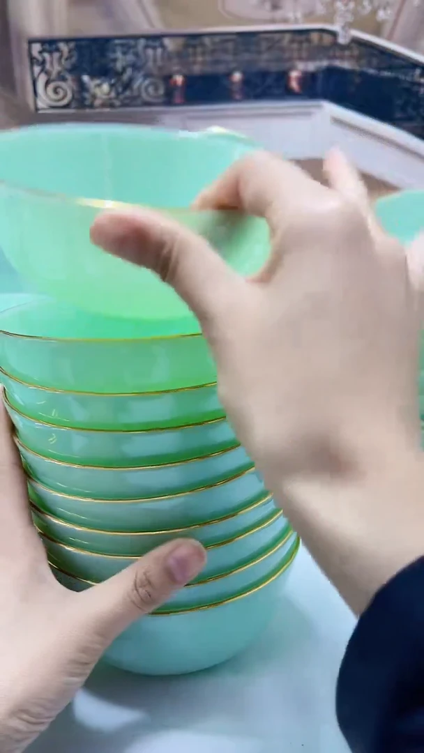 【闪购商品】...5.5英寸玉瓷碗10个口径13.8厘米