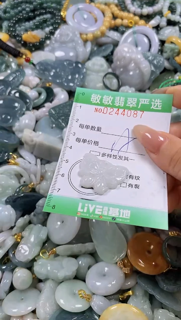 翡翠未镶嵌颈饰闪购0244087