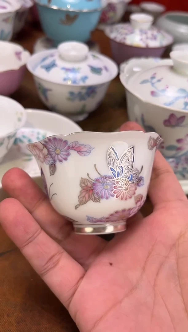 景德镇纯手绘陶瓷茶具