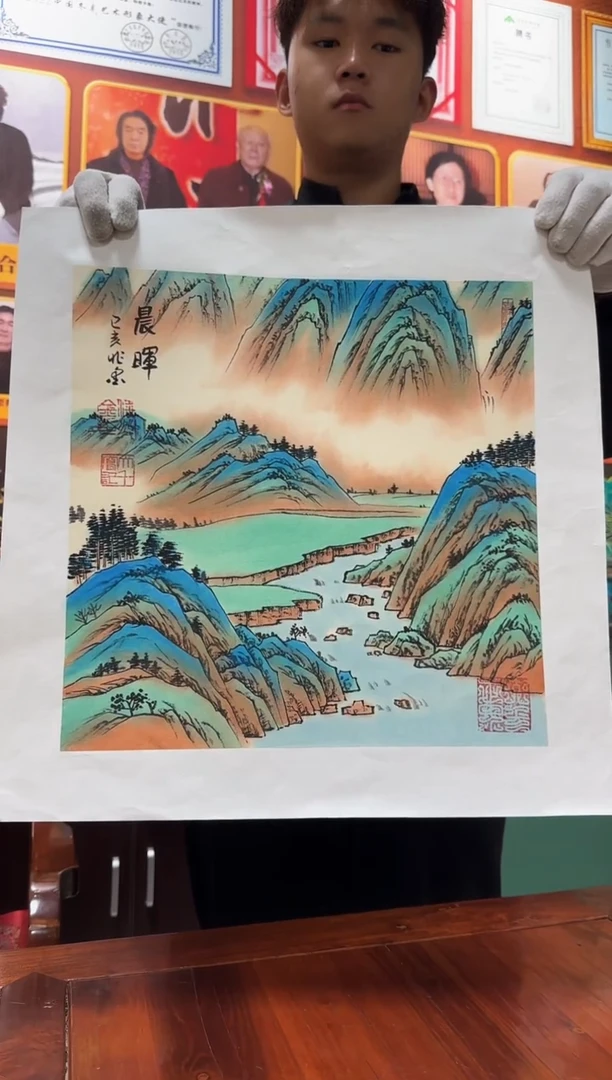 国画梁兆金/精品国画/1平尺