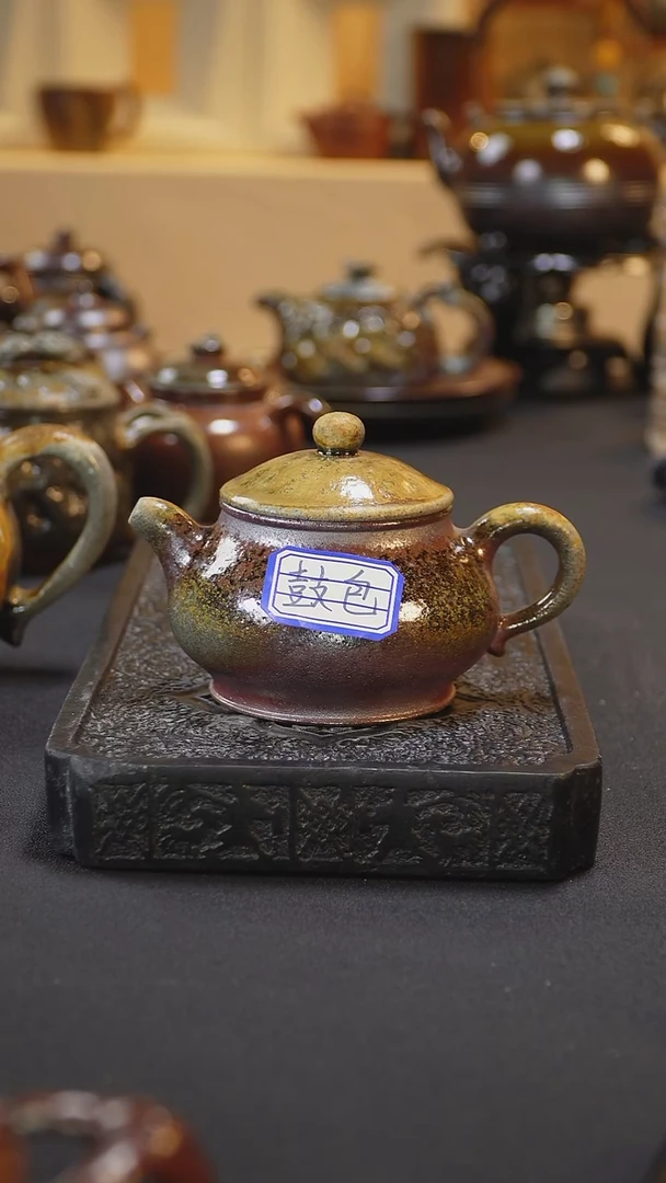 紫砂柴烧纯自然柴烧