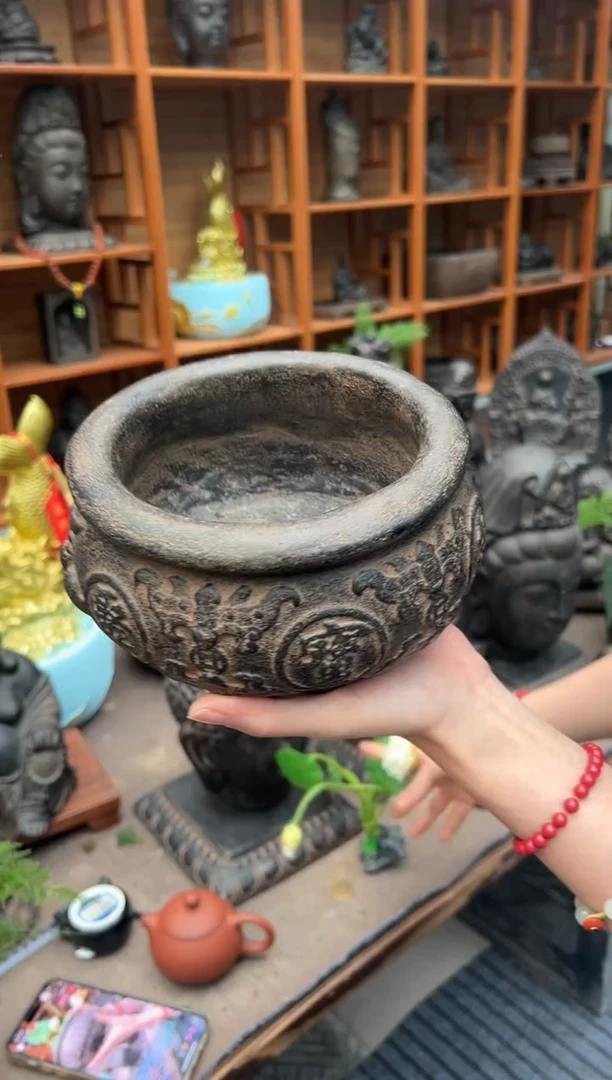 陶土【火山泥】聚宝盆