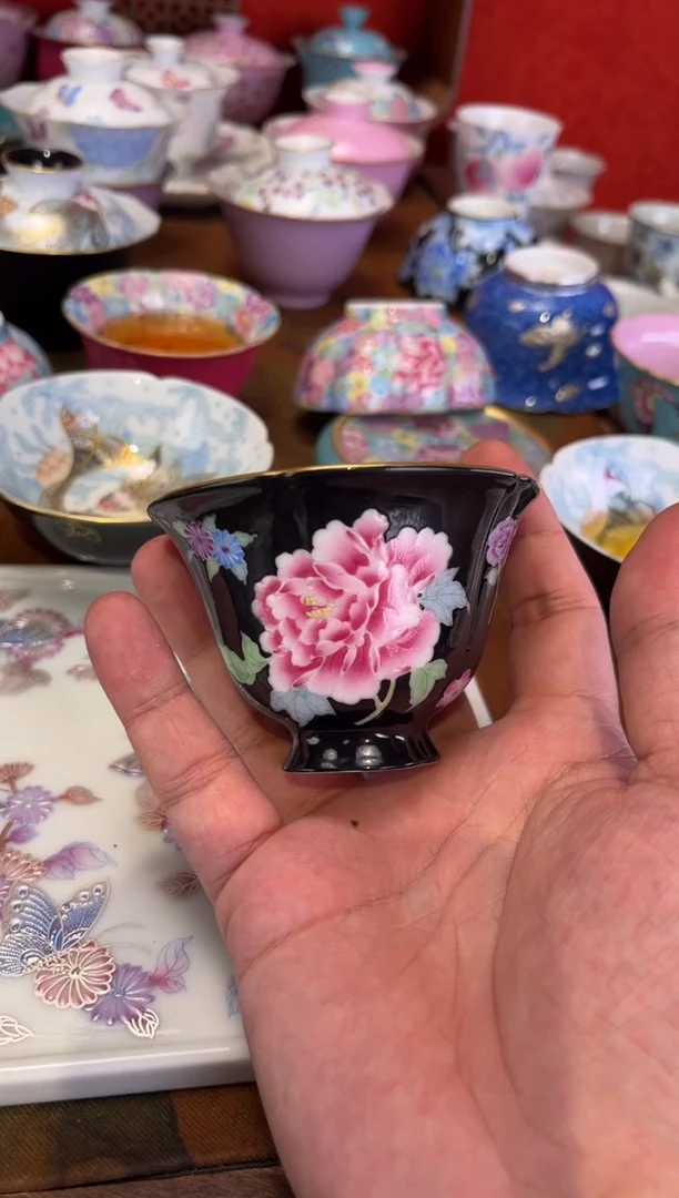 景德镇纯手绘陶瓷茶具