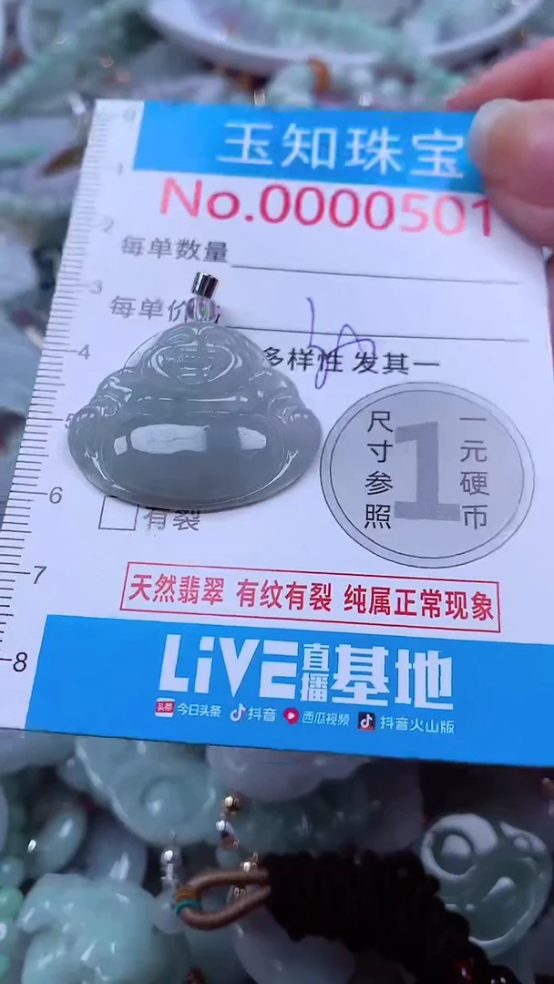 吊坠(不含链)未镶嵌翡翠501