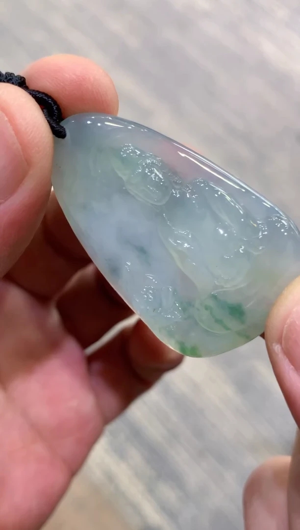 颈饰未镶嵌翡翠天然A货翡翠