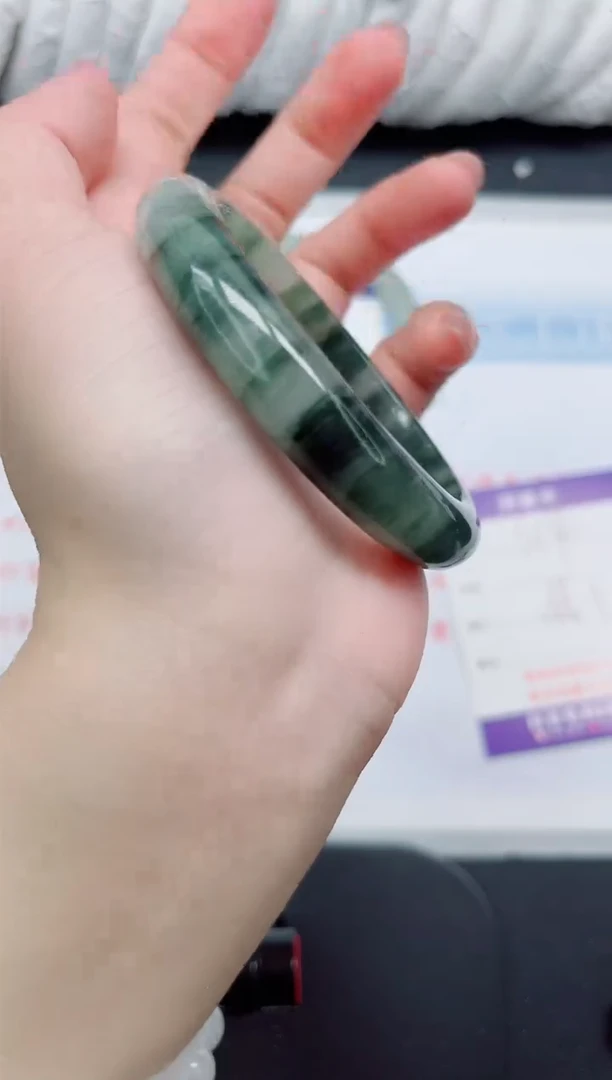 【闪购商品】石英质玉手镯未镶嵌314#55.1