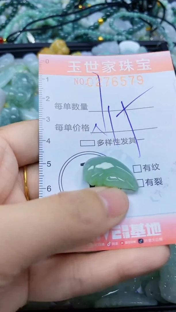 翡翠未镶嵌颈饰闪购0276579