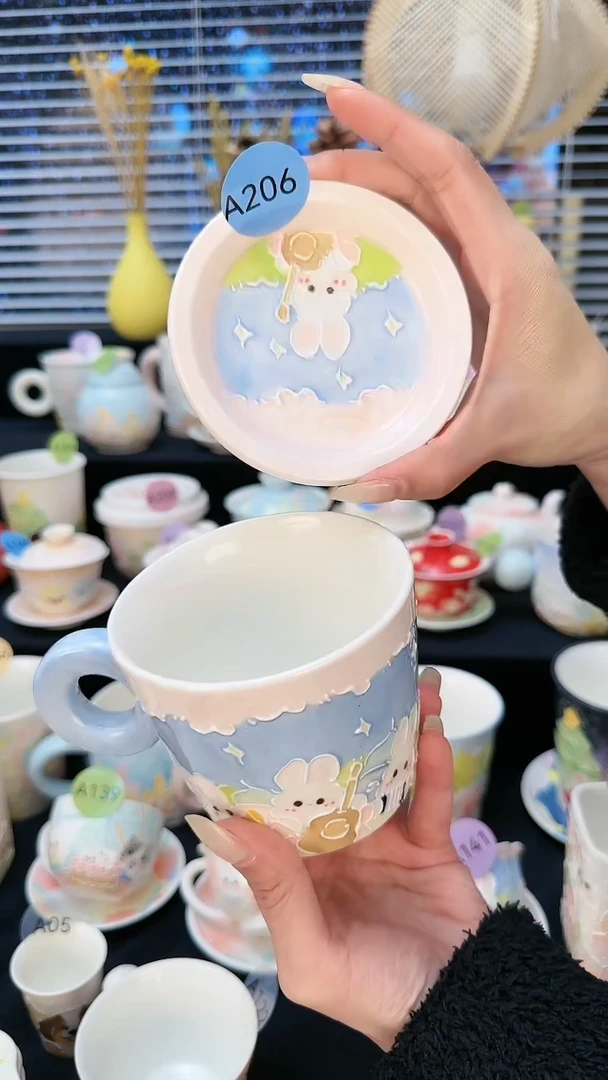 【闪购商品】摆件景德镇高温立体釉创意瓷