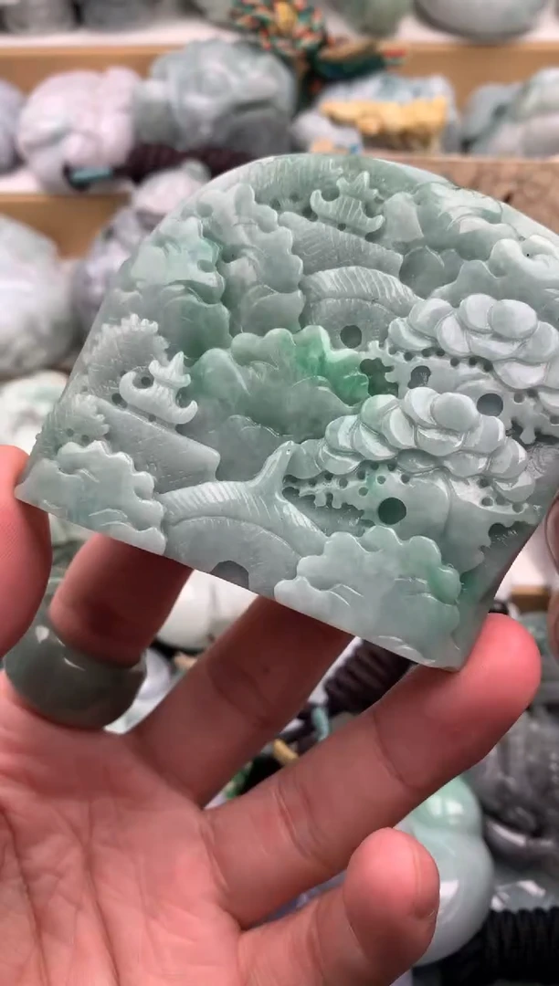 吊坠(不含链)未镶嵌翡翠1