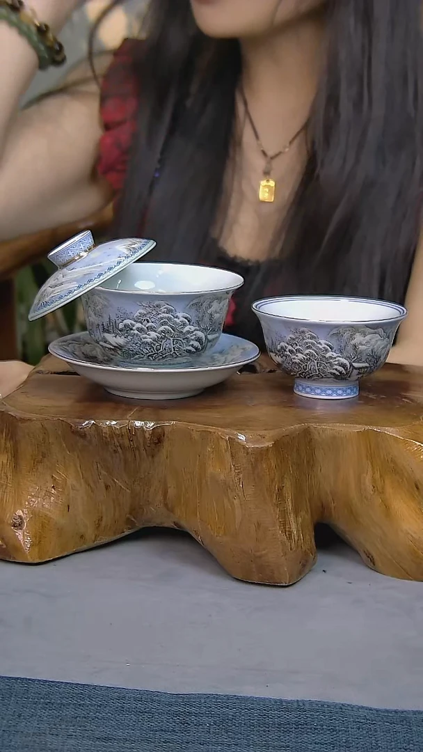 2件套陶瓷茶具家用简装系列