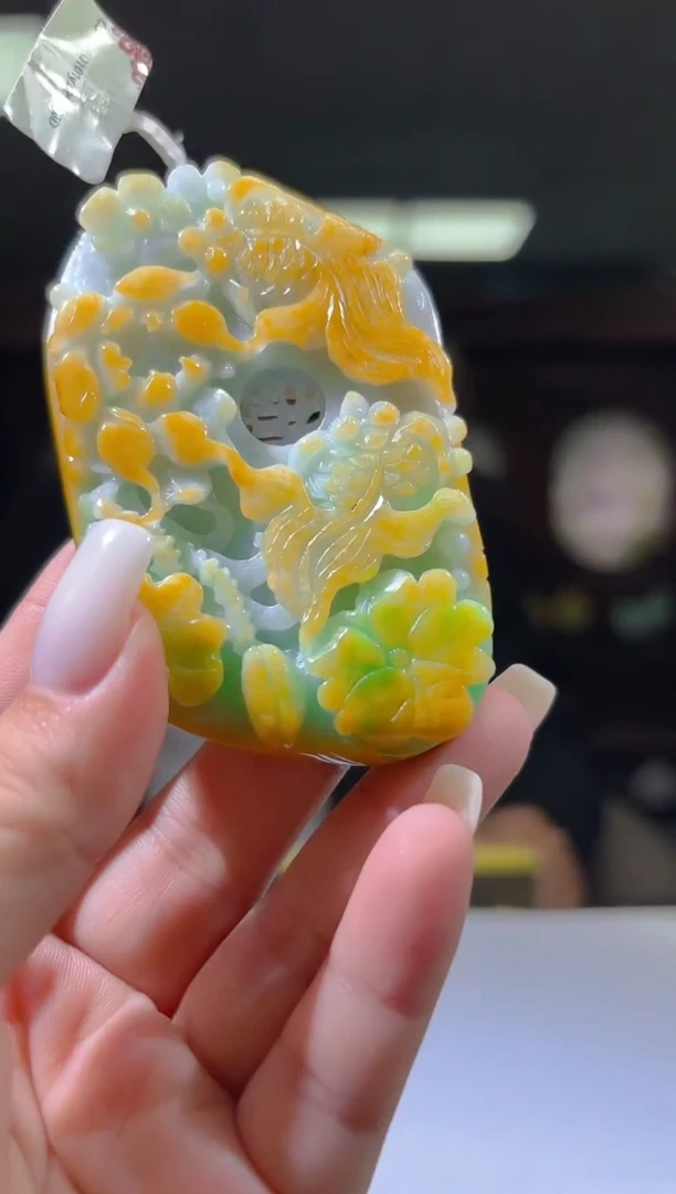 未镶嵌定制翡翠01/1029/C/发其一件/花