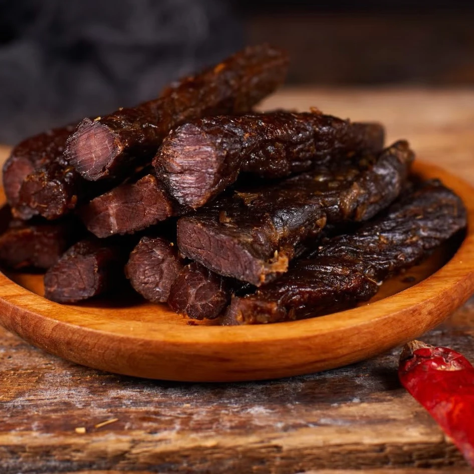 云南特色现烤品质黄牛干巴休闲零食小吃开袋即食吃出真牛肉香