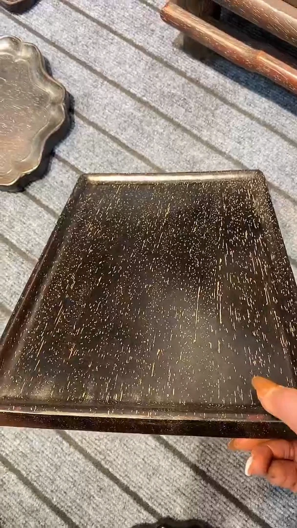 木紫檀雕刻一物一拍
