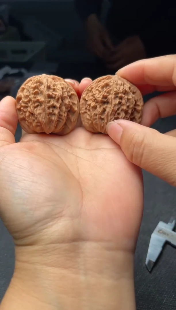 把件文玩核桃W112  盘龙纹  42