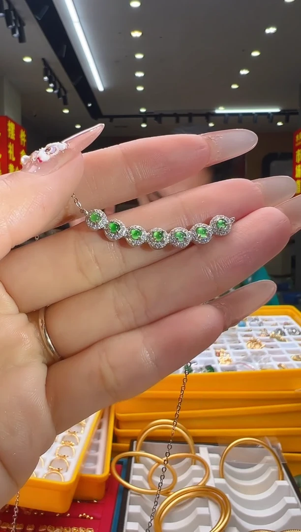 【闪购商品】翡翠颈饰银S925镶嵌【SG】0207026