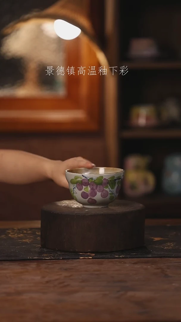陶瓷景德镇高温釉下手绘陶瓷131