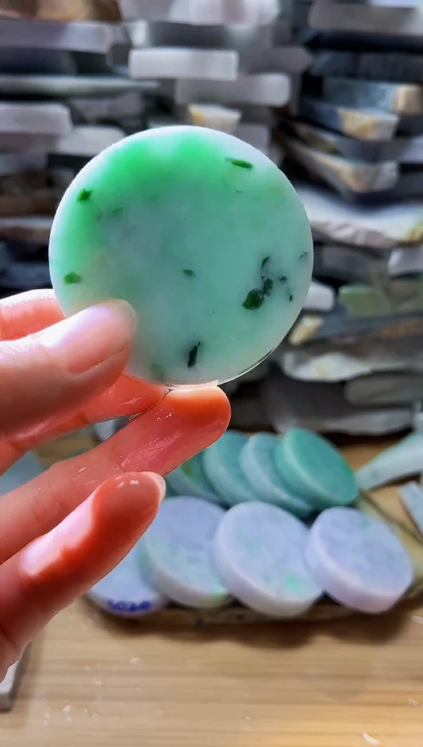 裸石翡翠天然翡翠A货玉 南 455