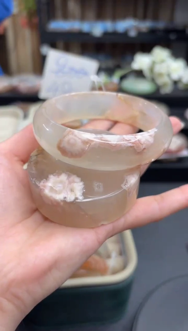 未镶嵌手镯石英质玉114(62圈赠送镯心)