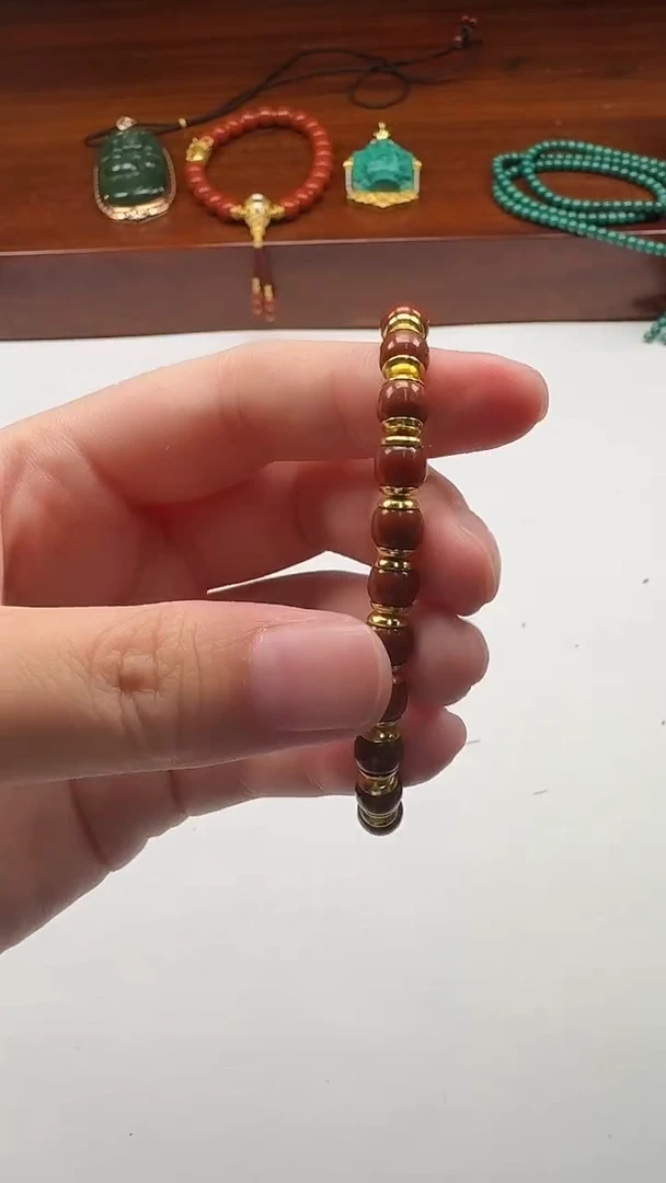未镶嵌手串手串南红玛瑙曼*～手串手串