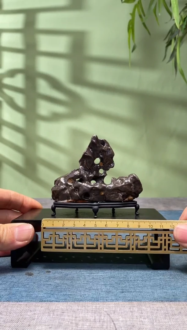 石材树脂底座 石头是青州玲珑石