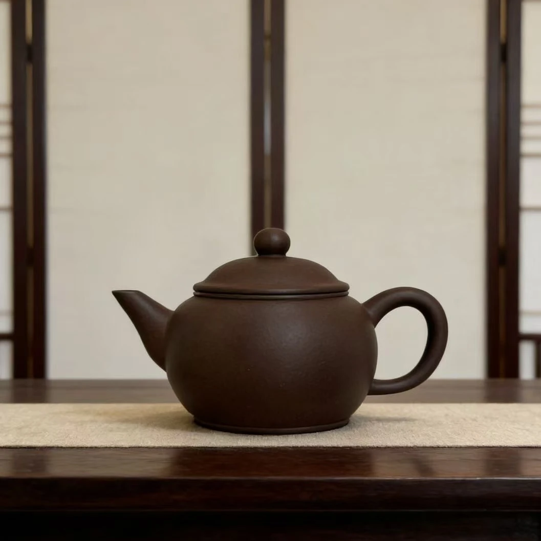 【利贞l水平】原矿紫泥140cc手工制宜兴紫砂壶LZD