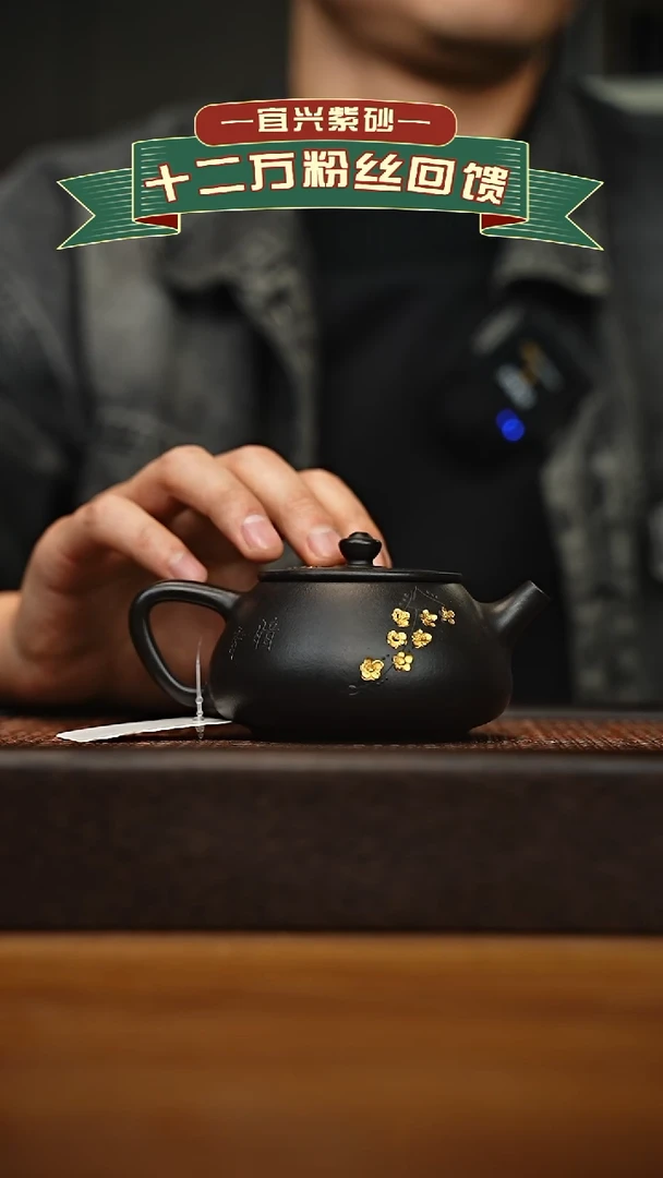 茶壶紫砂宜兴原矿 手工 紫砂壶容量200cc