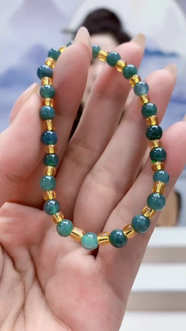 颈饰未镶嵌翡翠4829MM-jj手串2