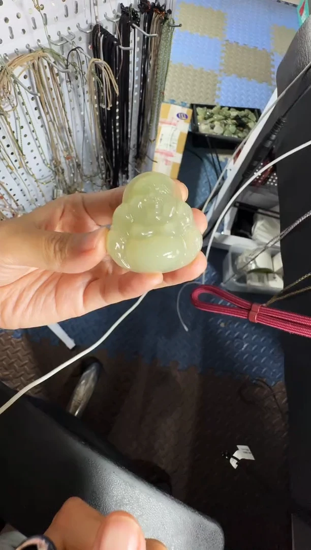 颈饰未镶嵌和田玉霞****号40高货佛公