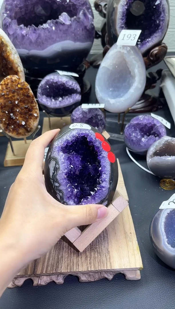 未镶嵌大型摆件（非配饰）紫晶269号龙蛋