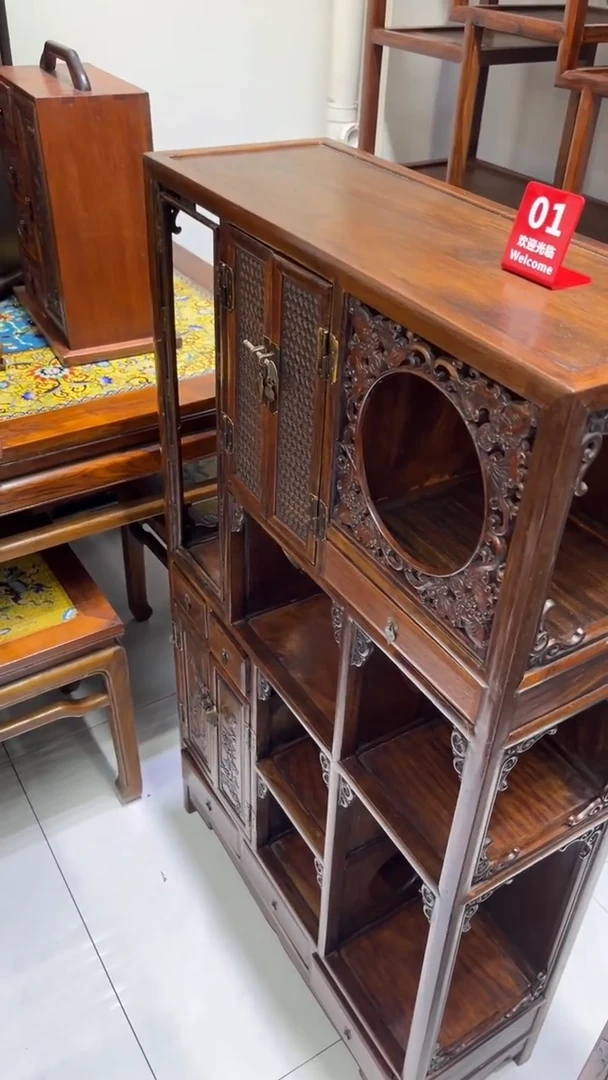 【闪购商品】木多宝阁多宝阁收纳柜