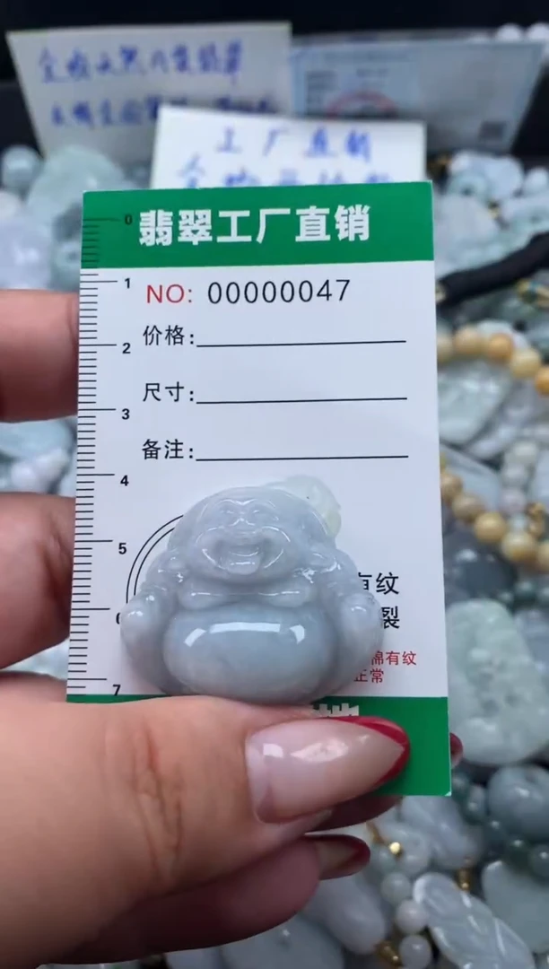 翡翠未镶嵌颈饰天然A货翡翠0047